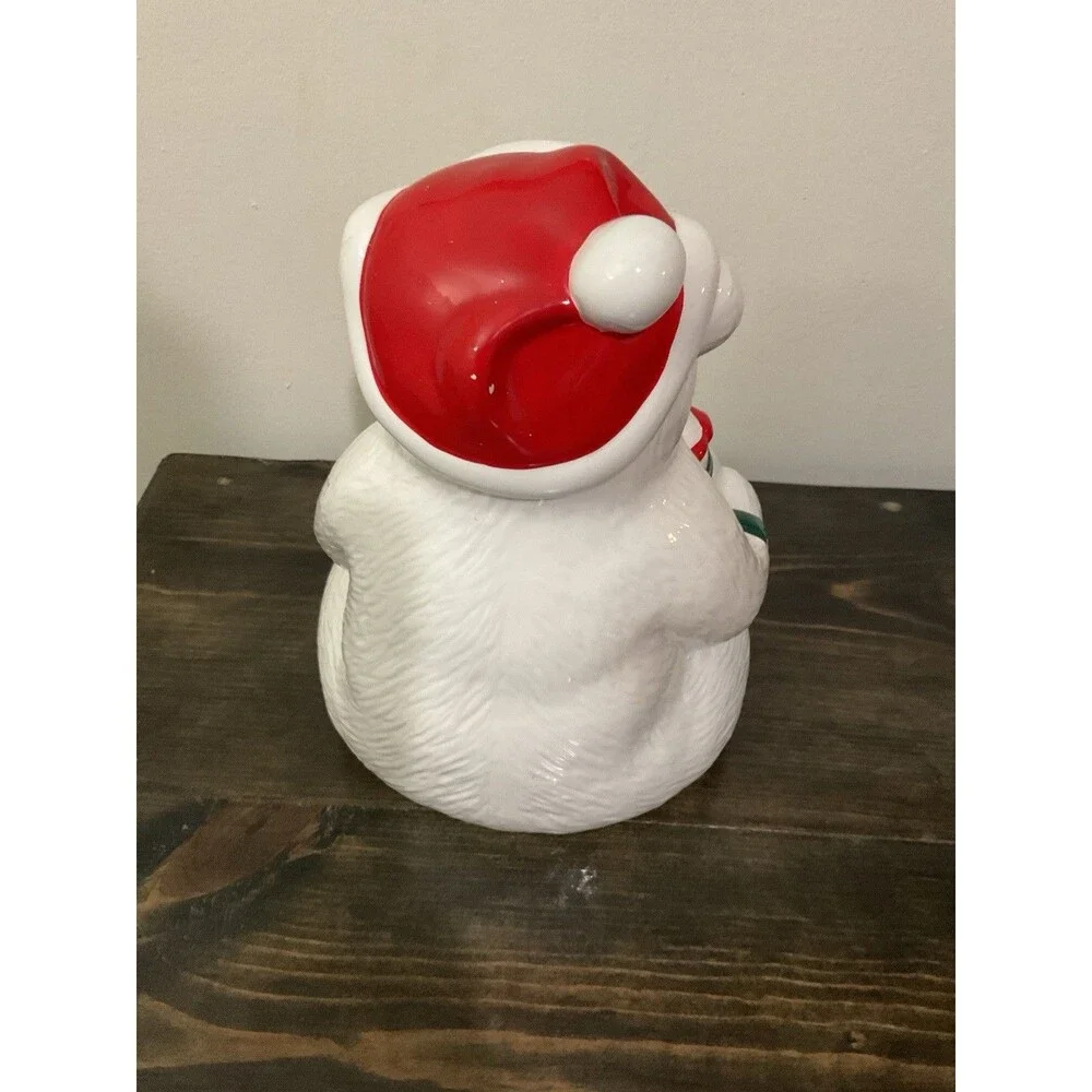 Coca-Cola Bear and Coke Bottle Baby Polar Bear Cookie Jar